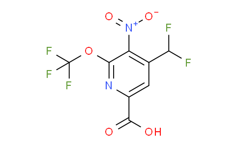 AM147569 | 1804709-42-9 | 4-(Difluoromethyl)-3-nitro-2-(trifluoromethoxy)pyridine-6-carboxylic acid