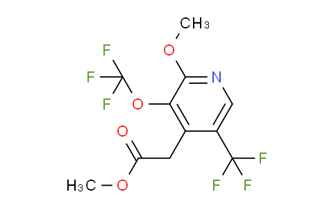 Methyl 2-methoxy-3-(trifluoromethoxy)-5-(trifluoromethyl)pyridine-4-acetate