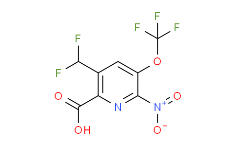 AM147573 | 1806049-55-7 | 5-(Difluoromethyl)-2-nitro-3-(trifluoromethoxy)pyridine-6-carboxylic acid