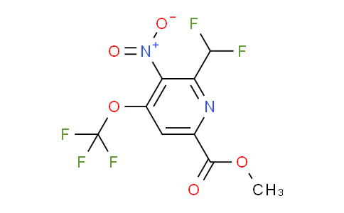 AM147576 | 1805158-10-4 | Methyl 2-(difluoromethyl)-3-nitro-4-(trifluoromethoxy)pyridine-6-carboxylate