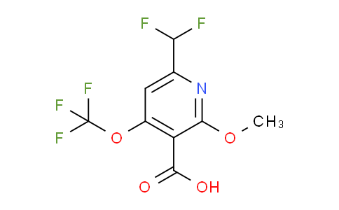 6-(Difluoromethyl)-2-methoxy-4-(trifluoromethoxy)pyridine-3-carboxylic acid