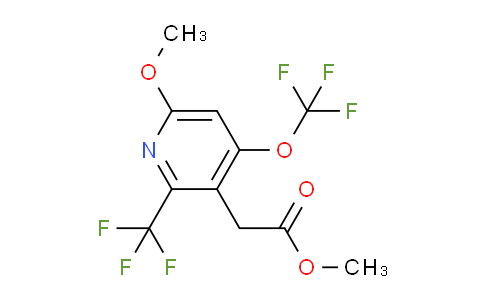 AM147578 | 1806174-40-2 | Methyl 6-methoxy-4-(trifluoromethoxy)-2-(trifluoromethyl)pyridine-3-acetate