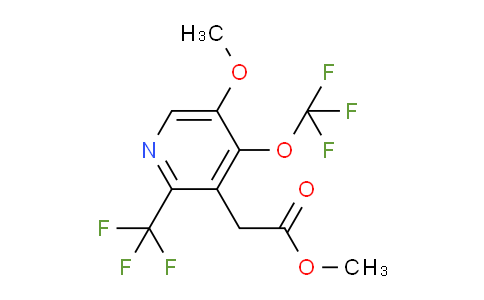 AM147595 | 1806745-74-3 | Methyl 5-methoxy-4-(trifluoromethoxy)-2-(trifluoromethyl)pyridine-3-acetate