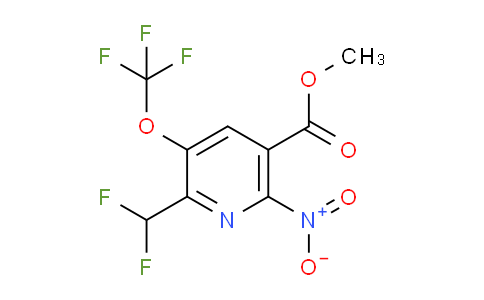 AM147596 | 1806778-80-2 | Methyl 2-(difluoromethyl)-6-nitro-3-(trifluoromethoxy)pyridine-5-carboxylate