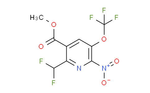 AM147601 | 1805292-90-3 | Methyl 2-(difluoromethyl)-6-nitro-5-(trifluoromethoxy)pyridine-3-carboxylate
