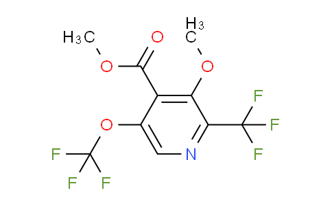 AM147612 | 1804937-40-3 | Methyl 3-methoxy-5-(trifluoromethoxy)-2-(trifluoromethyl)pyridine-4-carboxylate