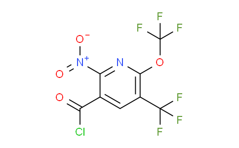 AM147632 | 1805092-14-1 | 2-Nitro-6-(trifluoromethoxy)-5-(trifluoromethyl)pyridine-3-carbonyl chloride