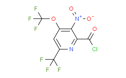 AM147642 | 1806758-56-4 | 3-Nitro-4-(trifluoromethoxy)-6-(trifluoromethyl)pyridine-2-carbonyl chloride