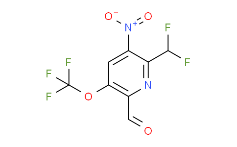 AM147645 | 1804438-38-7 | 2-(Difluoromethyl)-3-nitro-5-(trifluoromethoxy)pyridine-6-carboxaldehyde