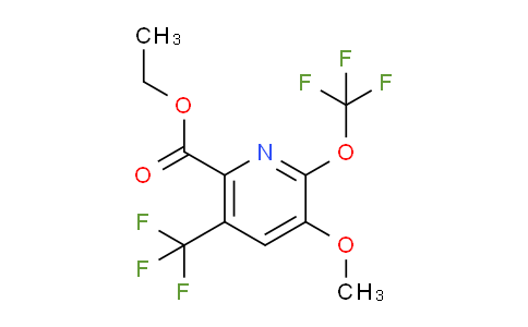 AM147648 | 1806172-97-3 | Ethyl 3-methoxy-2-(trifluoromethoxy)-5-(trifluoromethyl)pyridine-6-carboxylate