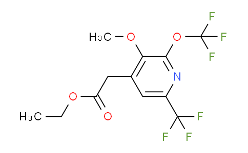 AM147657 | 1806746-10-0 | Ethyl 3-methoxy-2-(trifluoromethoxy)-6-(trifluoromethyl)pyridine-4-acetate