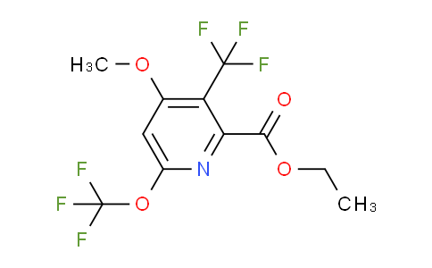 AM147659 | 1804483-74-6 | Ethyl 4-methoxy-6-(trifluoromethoxy)-3-(trifluoromethyl)pyridine-2-carboxylate