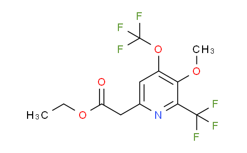 AM147660 | 1804477-74-4 | Ethyl 3-methoxy-4-(trifluoromethoxy)-2-(trifluoromethyl)pyridine-6-acetate