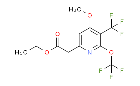 AM147666 | 1804682-61-8 | Ethyl 4-methoxy-2-(trifluoromethoxy)-3-(trifluoromethyl)pyridine-6-acetate
