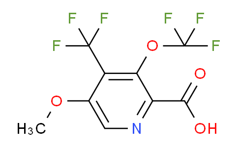 AM147680 | 1806769-32-3 | 5-Methoxy-3-(trifluoromethoxy)-4-(trifluoromethyl)pyridine-2-carboxylic acid