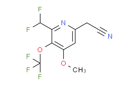 AM147682 | 1804648-61-0 | 2-(Difluoromethyl)-4-methoxy-3-(trifluoromethoxy)pyridine-6-acetonitrile