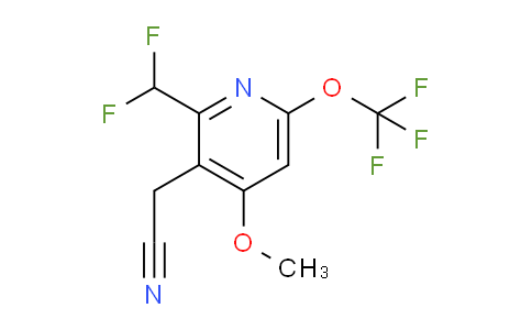 AM147683 | 1806017-48-0 | 2-(Difluoromethyl)-4-methoxy-6-(trifluoromethoxy)pyridine-3-acetonitrile