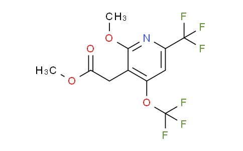 AM147698 | 1805102-98-0 | Methyl 2-methoxy-4-(trifluoromethoxy)-6-(trifluoromethyl)pyridine-3-acetate