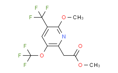 Methyl 2-methoxy-5-(trifluoromethoxy)-3-(trifluoromethyl)pyridine-6-acetate
