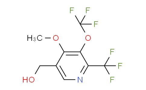 4-Methoxy-3-(trifluoromethoxy)-2-(trifluoromethyl)pyridine-5-methanol