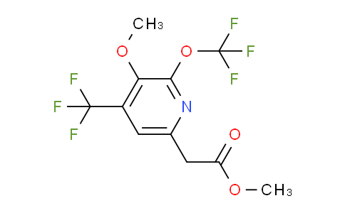 Methyl 3-methoxy-2-(trifluoromethoxy)-4-(trifluoromethyl)pyridine-6-acetate