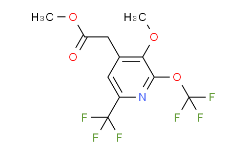 Methyl 3-methoxy-2-(trifluoromethoxy)-6-(trifluoromethyl)pyridine-4-acetate