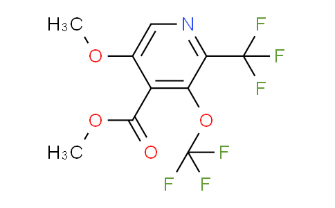 Methyl 5-methoxy-3-(trifluoromethoxy)-2-(trifluoromethyl)pyridine-4-carboxylate