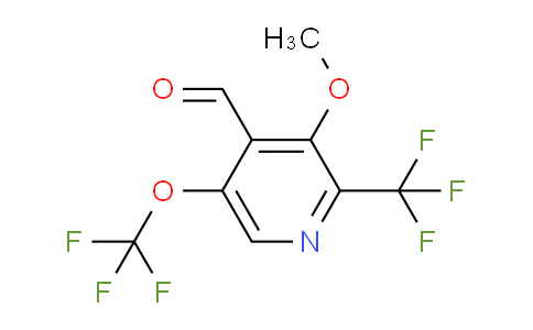3-Methoxy-5-(trifluoromethoxy)-2-(trifluoromethyl)pyridine-4-carboxaldehyde