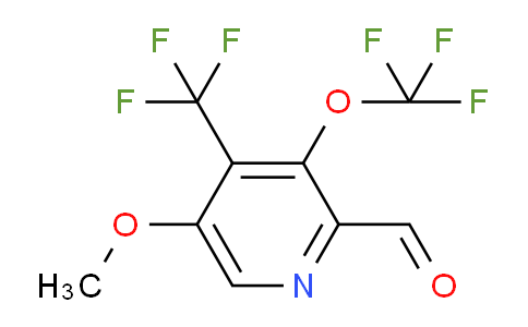 5-Methoxy-3-(trifluoromethoxy)-4-(trifluoromethyl)pyridine-2-carboxaldehyde
