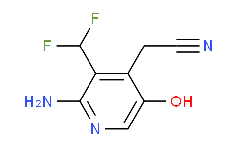 AM14775 | 1805330-47-5 | 2-Amino-3-(difluoromethyl)-5-hydroxypyridine-4-acetonitrile