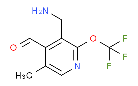 3-(Aminomethyl)-5-methyl-2-(trifluoromethoxy)pyridine-4-carboxaldehyde