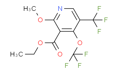 Ethyl 2-methoxy-4-(trifluoromethoxy)-5-(trifluoromethyl)pyridine-3-carboxylate