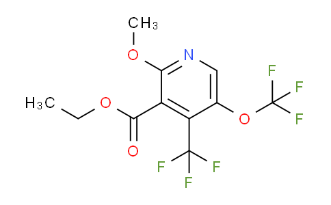 Ethyl 2-methoxy-5-(trifluoromethoxy)-4-(trifluoromethyl)pyridine-3-carboxylate