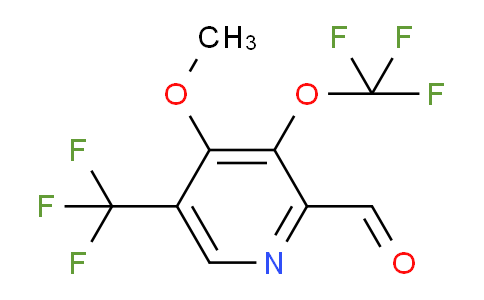 4-Methoxy-3-(trifluoromethoxy)-5-(trifluoromethyl)pyridine-2-carboxaldehyde
