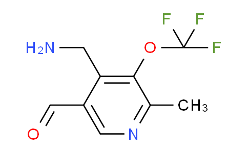 4-(Aminomethyl)-2-methyl-3-(trifluoromethoxy)pyridine-5-carboxaldehyde