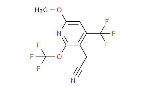 6-Methoxy-2-(trifluoromethoxy)-4-(trifluoromethyl)pyridine-3-acetonitrile