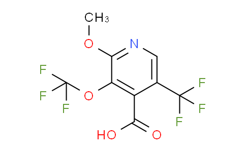 2-Methoxy-3-(trifluoromethoxy)-5-(trifluoromethyl)pyridine-4-carboxylic acid