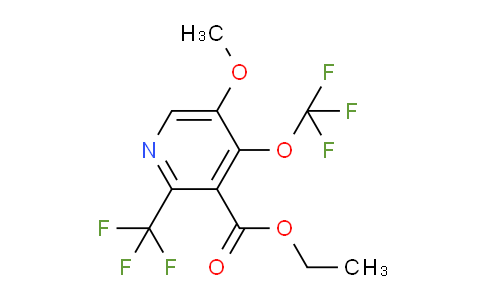 Ethyl 5-methoxy-4-(trifluoromethoxy)-2-(trifluoromethyl)pyridine-3-carboxylate