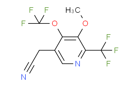 AM147781 | 1806760-27-9 | 3-Methoxy-4-(trifluoromethoxy)-2-(trifluoromethyl)pyridine-5-acetonitrile