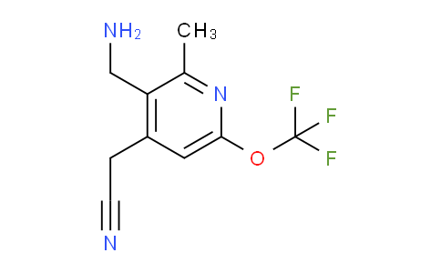 3-(Aminomethyl)-2-methyl-6-(trifluoromethoxy)pyridine-4-acetonitrile
