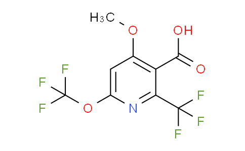 4-Methoxy-6-(trifluoromethoxy)-2-(trifluoromethyl)pyridine-3-carboxylic acid