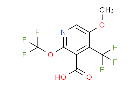 5-Methoxy-2-(trifluoromethoxy)-4-(trifluoromethyl)pyridine-3-carboxylic acid