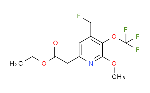 AM147816 | 1806003-36-0 | Ethyl 4-(fluoromethyl)-2-methoxy-3-(trifluoromethoxy)pyridine-6-acetate