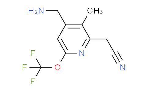 4-(Aminomethyl)-3-methyl-6-(trifluoromethoxy)pyridine-2-acetonitrile