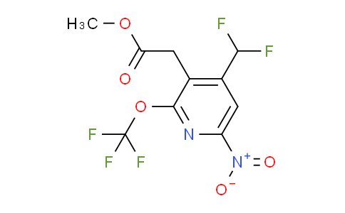 AM147836 | 1806049-95-5 | Methyl 4-(difluoromethyl)-6-nitro-2-(trifluoromethoxy)pyridine-3-acetate
