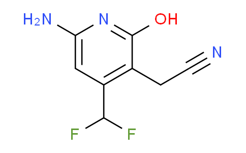 6-Amino-4-(difluoromethyl)-2-hydroxypyridine-3-acetonitrile