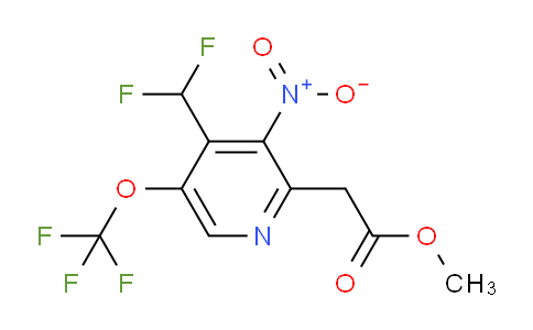 AM147844 | 1806780-26-6 | Methyl 4-(difluoromethyl)-3-nitro-5-(trifluoromethoxy)pyridine-2-acetate