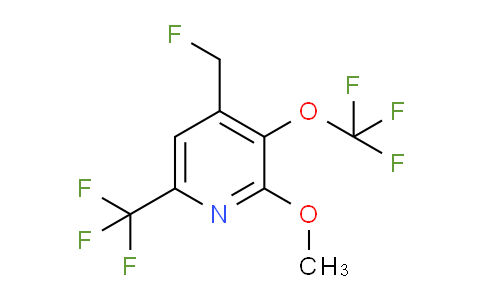 4-(Fluoromethyl)-2-methoxy-3-(trifluoromethoxy)-6-(trifluoromethyl)pyridine