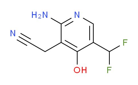 2-Amino-5-(difluoromethyl)-4-hydroxypyridine-3-acetonitrile