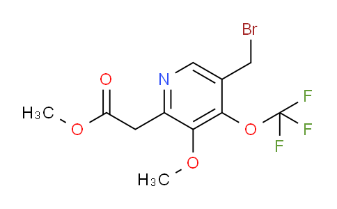 AM147876 | 1806764-20-4 | Methyl 5-(bromomethyl)-3-methoxy-4-(trifluoromethoxy)pyridine-2-acetate